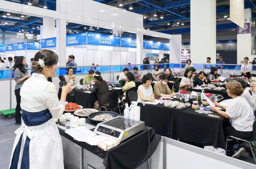 Cooking Class at Korea Seafood Show