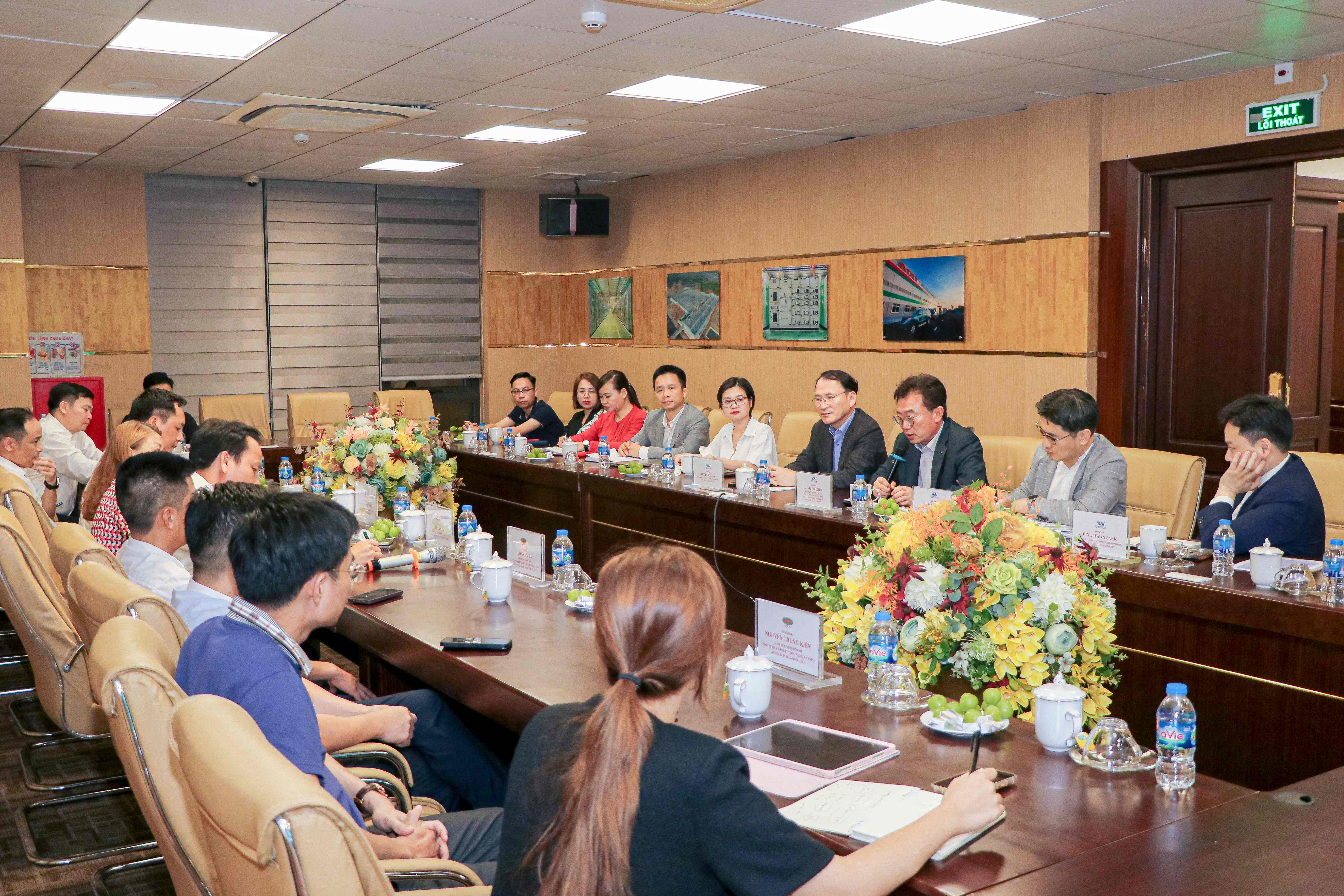 Xúc tiến hợp tác đầu tư giữa TĐ KAI HQ và TĐ AMACCAO VN